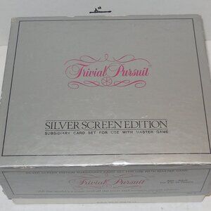 1981 Horn Abbot Trivial Pursuit Silver Screen Edition 100% COMPLETE vintage